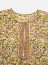 Women Cotton Floral Printed Kurta Trouser-VKSKD1405A